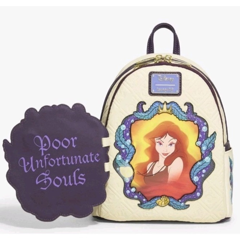 Loungefly Disney The Little Mermaid Ursula Magical Projection Door Mini Backpack